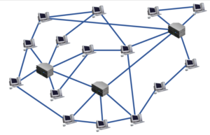 Peer-to-peer distributed blockchain network