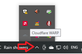 Cloudflare WARP icon