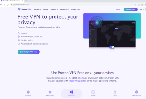 Download VPN alternatives from the landing page