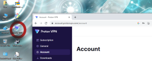 Launch Proton VPN client