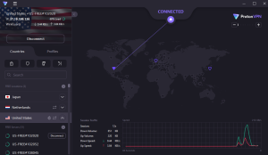 Connect to US Proton VPN server