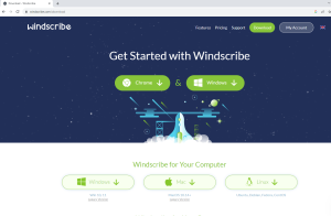 Windscribe VPN client