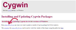Download 64-bit Cygwin C/C++ for Windows